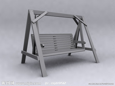 搖椅模型源文件 3D設(shè)計(jì)中的藝術(shù)與工程之美